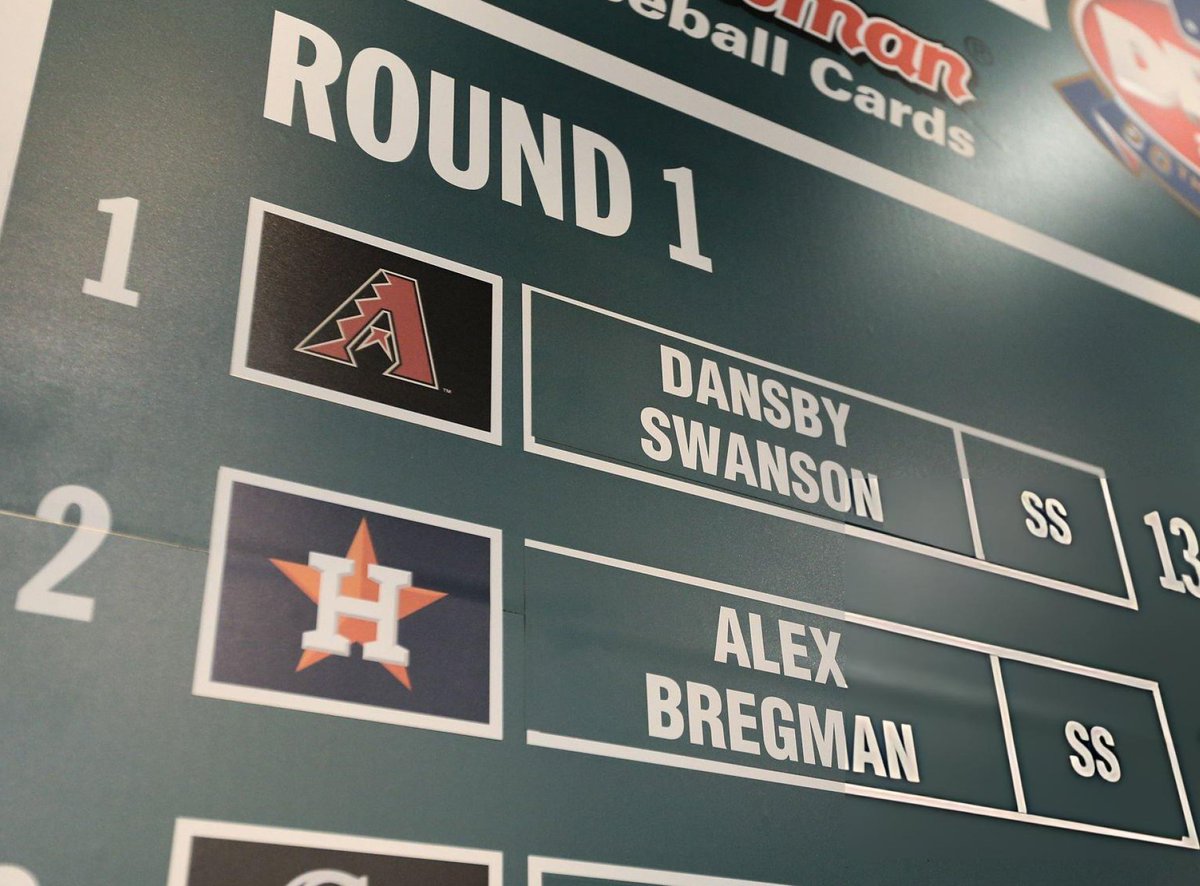 The top two picks of the 2015 MLB draft now play on the same left side of the infield together