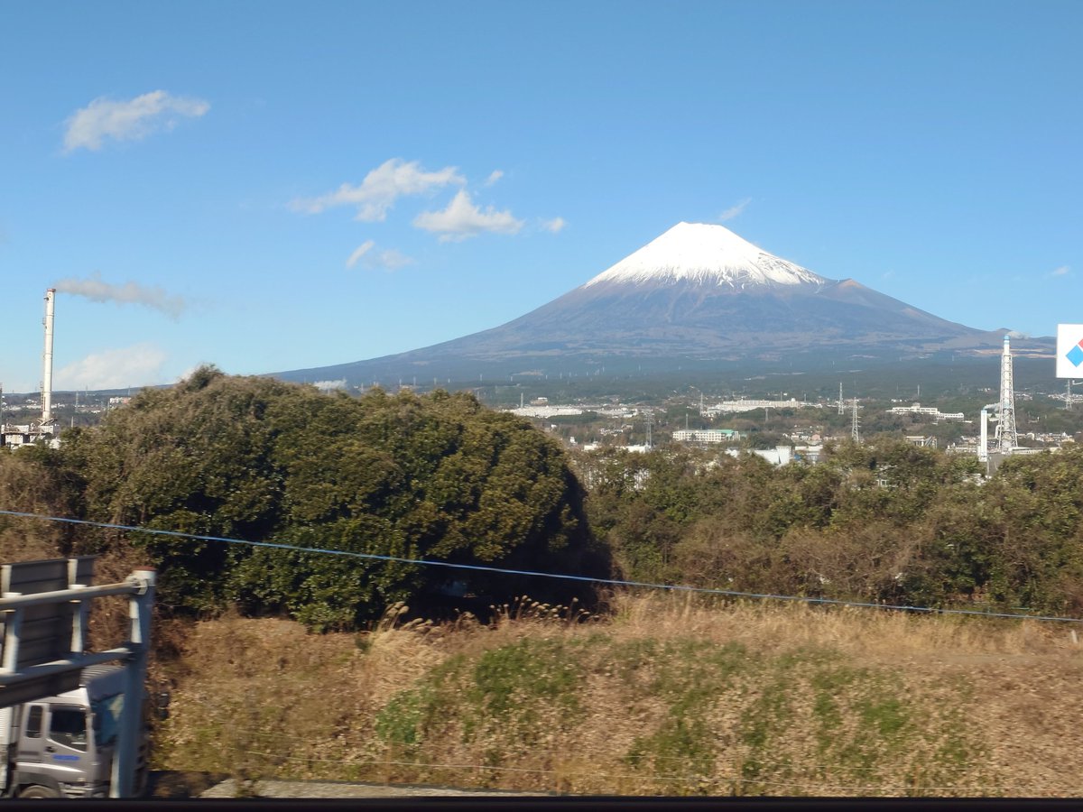 今日は富士山が綺麗に見えました。