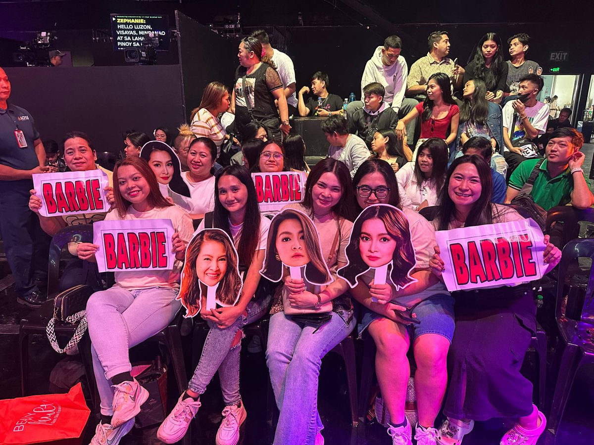 BarbieNatics's tweet image. All set for Barbie’s all-out performance on #AOSSingMySong! 🎶🔥