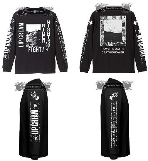 LIP CREAM / NIGHT RIDER MORE THAN FIGHT LONG LONG SLEEVE T SHIRT