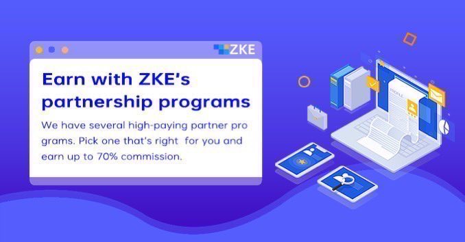zke_com's tweet image. 🔥ZKE #Broker Plan is always in progress!

#ZKE invites all partners to work with us!

💰70% commission is waiting for you!
 
👉 zke.com

#Crypto #Commission  #cryptocurrencycommunity
