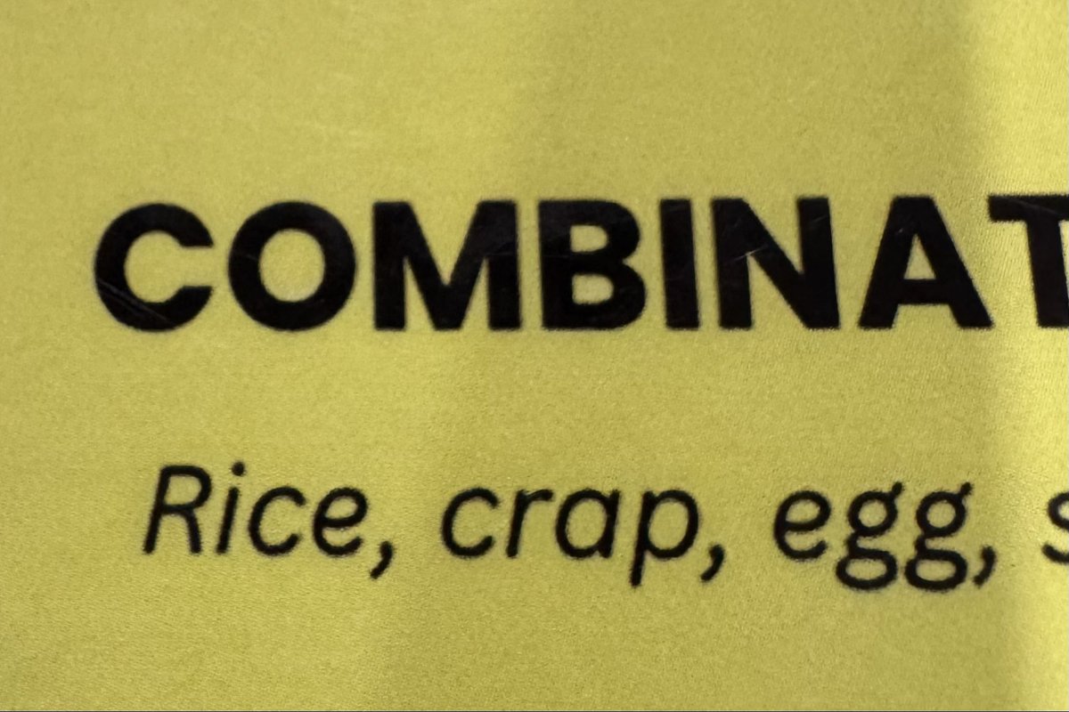 It’s good to finally see some honesty on a restaurant menu having seen so many extolling how their food is “cooked to perfection.”
