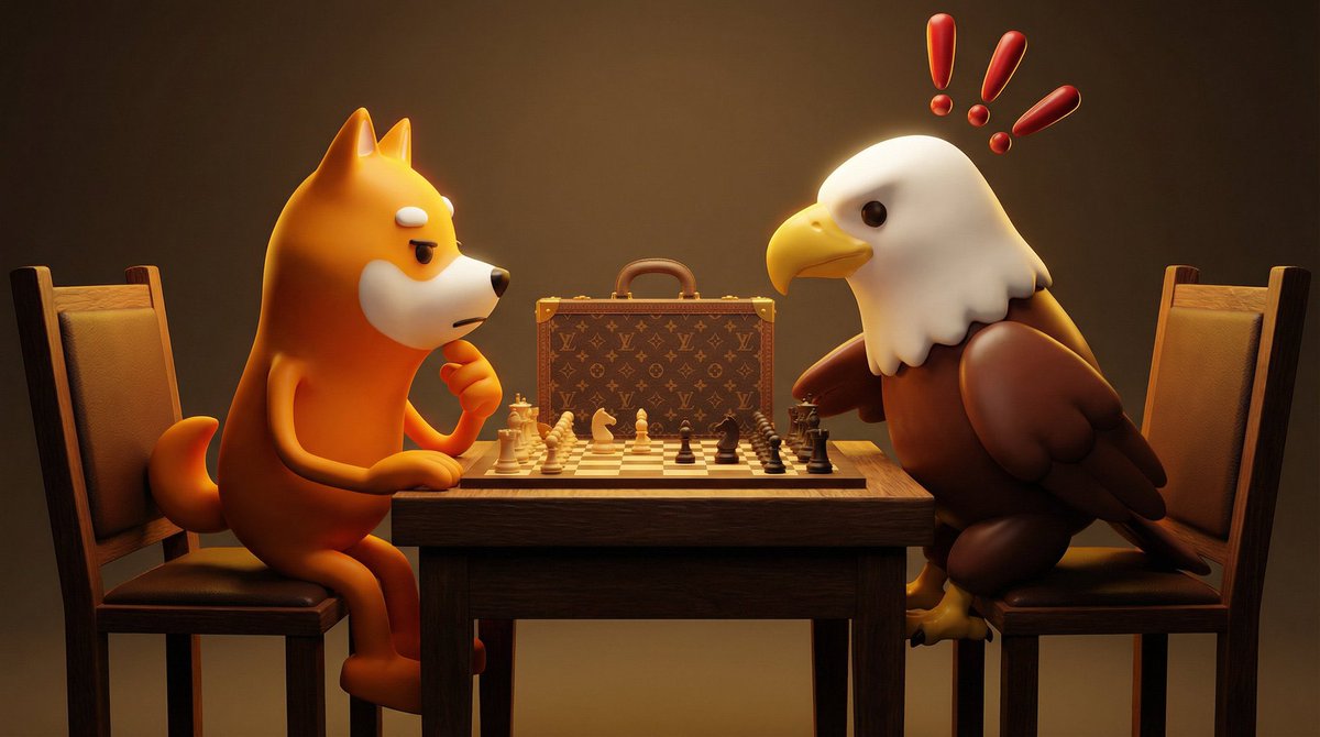 LibertyOnUSD1's tweet image. Chess not checkers. 🦅☝️ 

@mellometrics