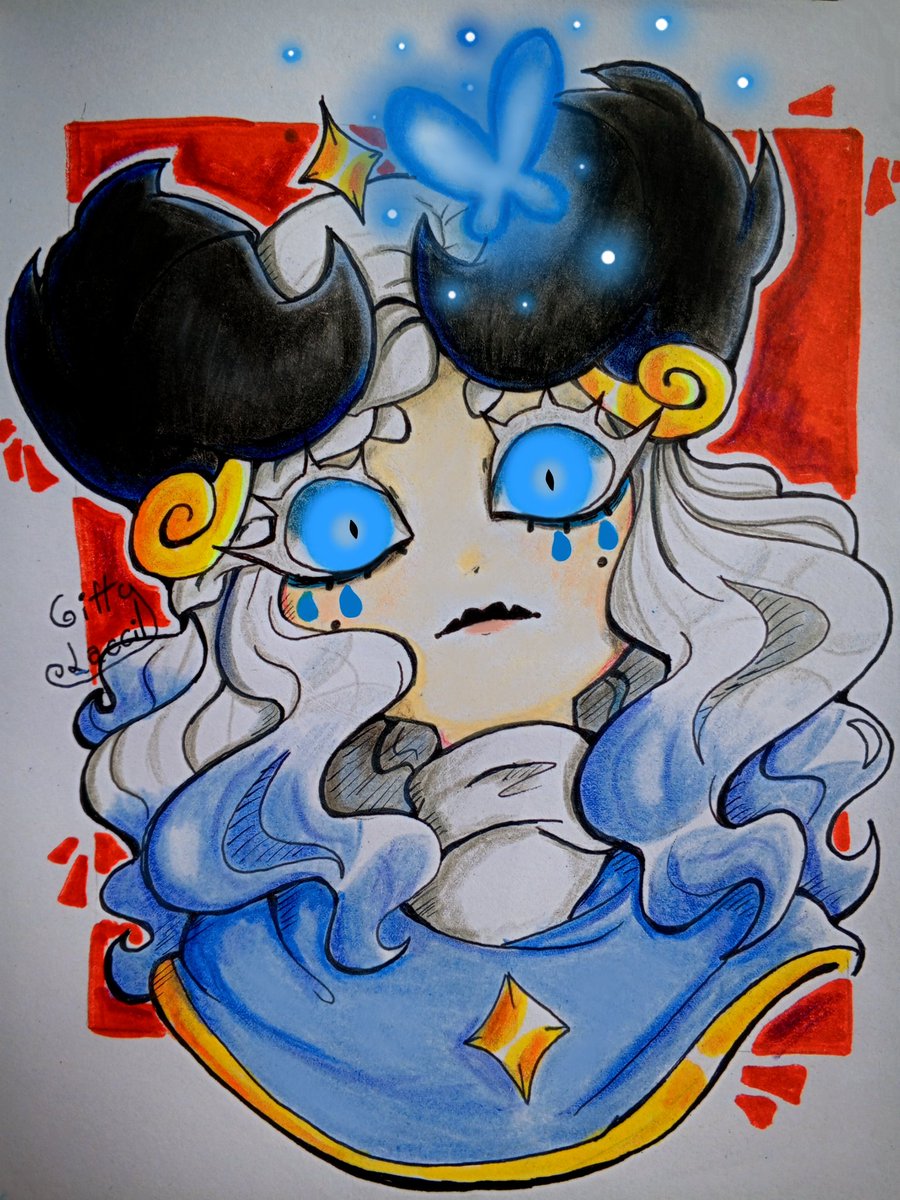 GittyLaliic's tweet photo. ✨🖤💙🖤✨

#SkyChildrenoftheLight #SkyKid #Sky #drawingart https://t.co/trf4GXorig