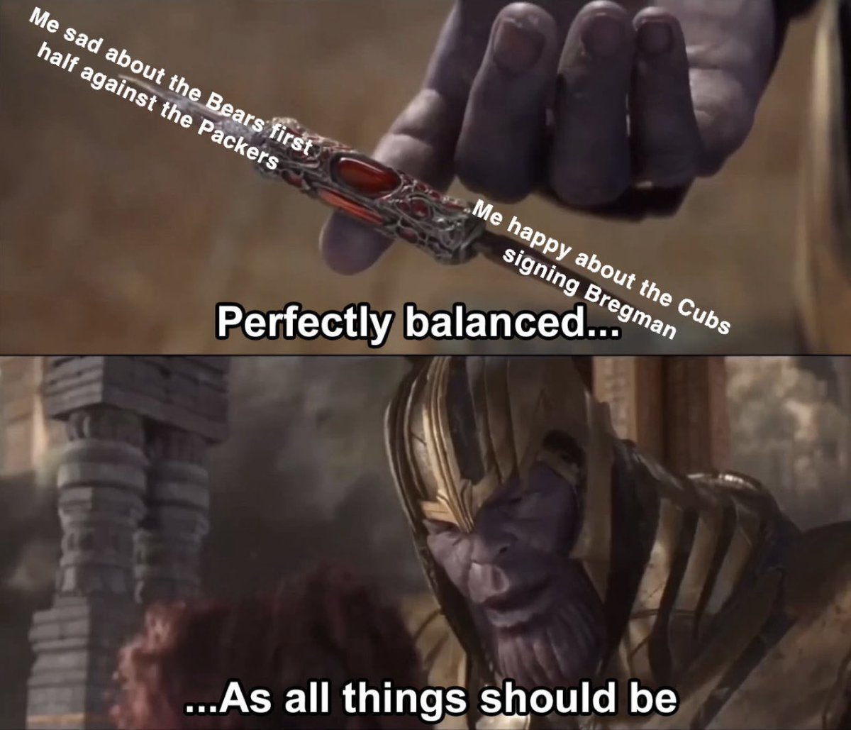 Me and probably the entire Chicago sports fandom over the last few hours #Bregman #Cubs #beardown