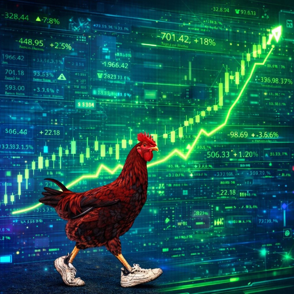 trenchbabymillz's tweet image. Soon the whole world will know just exactly how funny the 150+ year old joke actually is. The $chicken joke “Why did the chicken cross the road.”  has been around for generations, it is going to take much more than the lack of a DEX cto update or creator fees to kill this mf…
