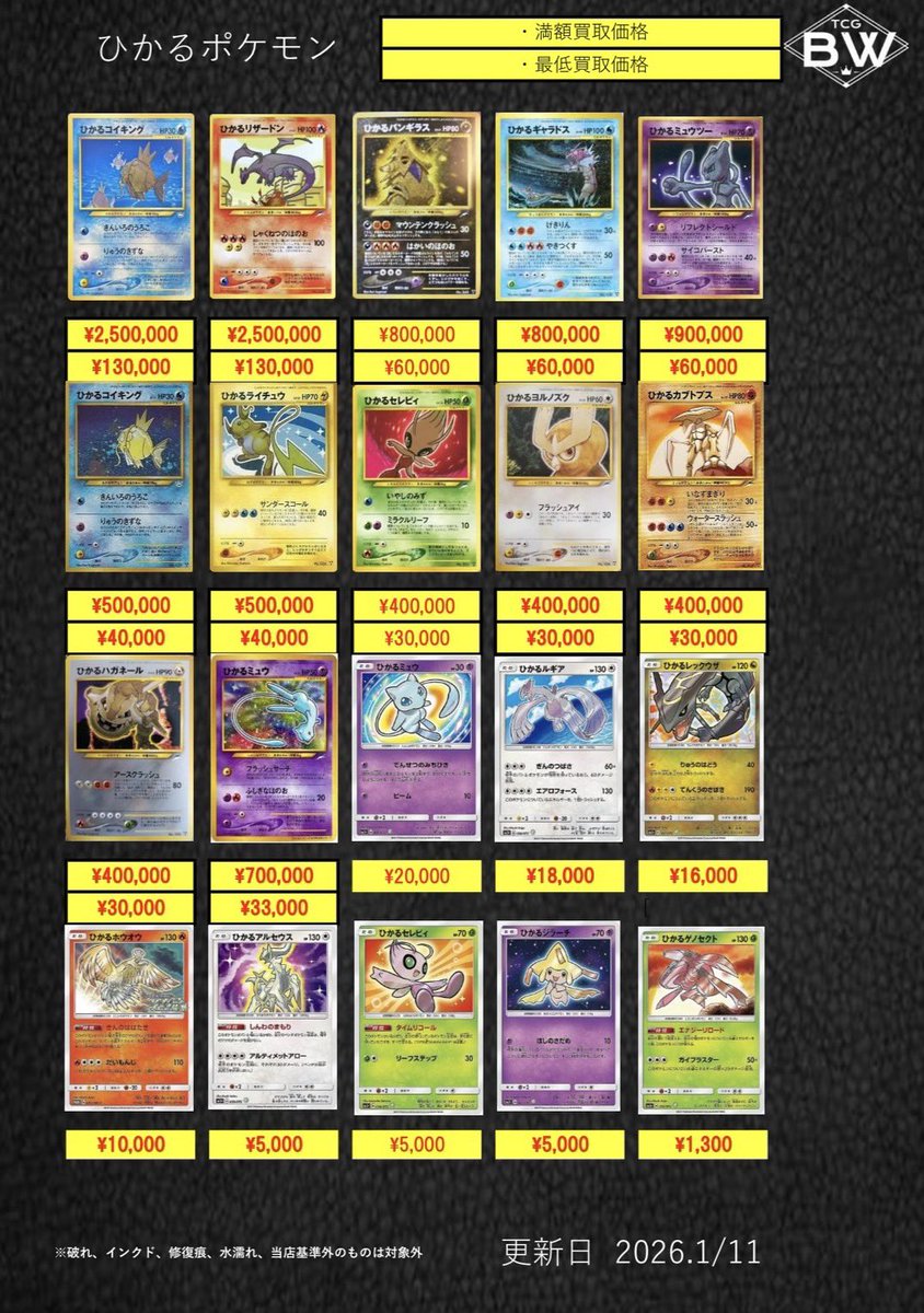 ゴールドスター、ひかるポケモン、クリスタルタイプ