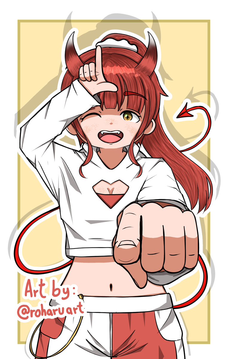 roharuart's tweet image. L + Ratio + You’re a loser ~ 😈

#smallartist #artmoots #artistsontwitter #commisionsopen