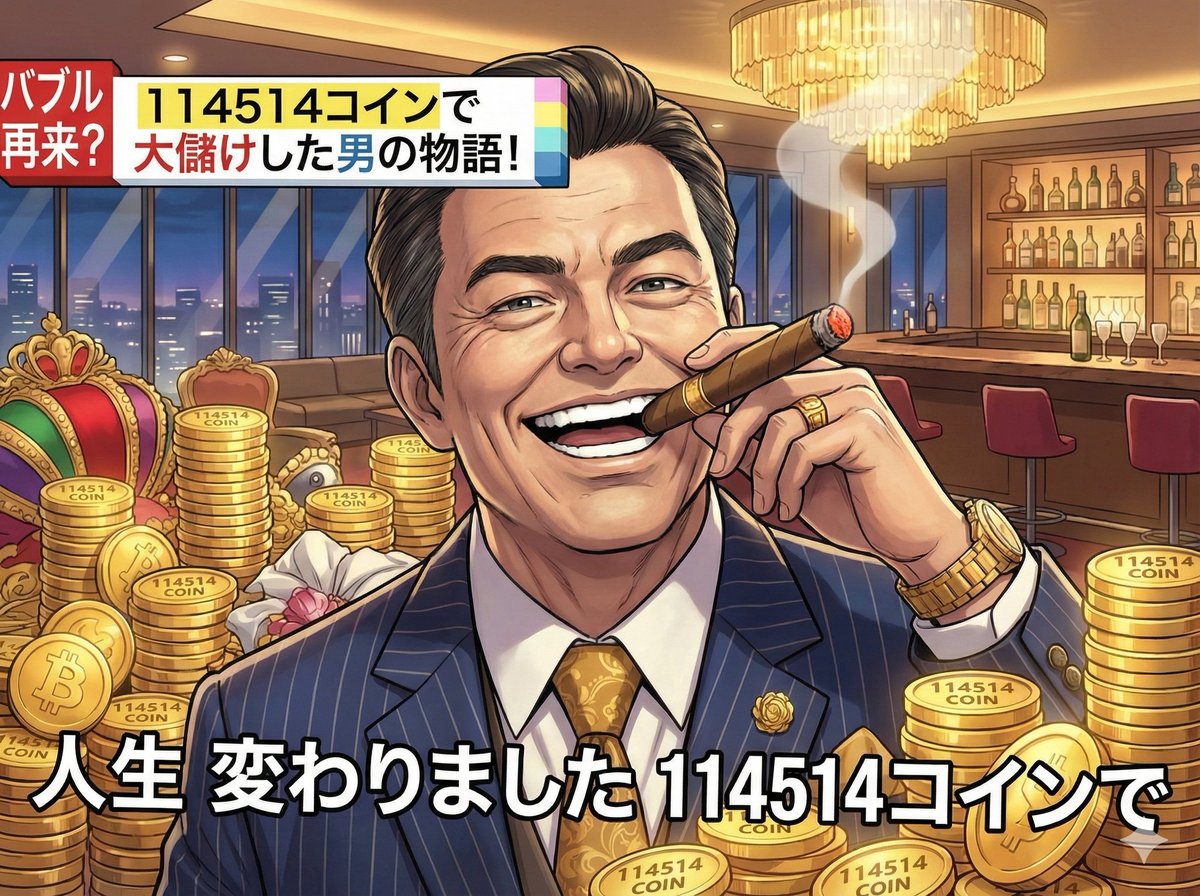 114514コインで一番儲けた人は利益8100万円なのか