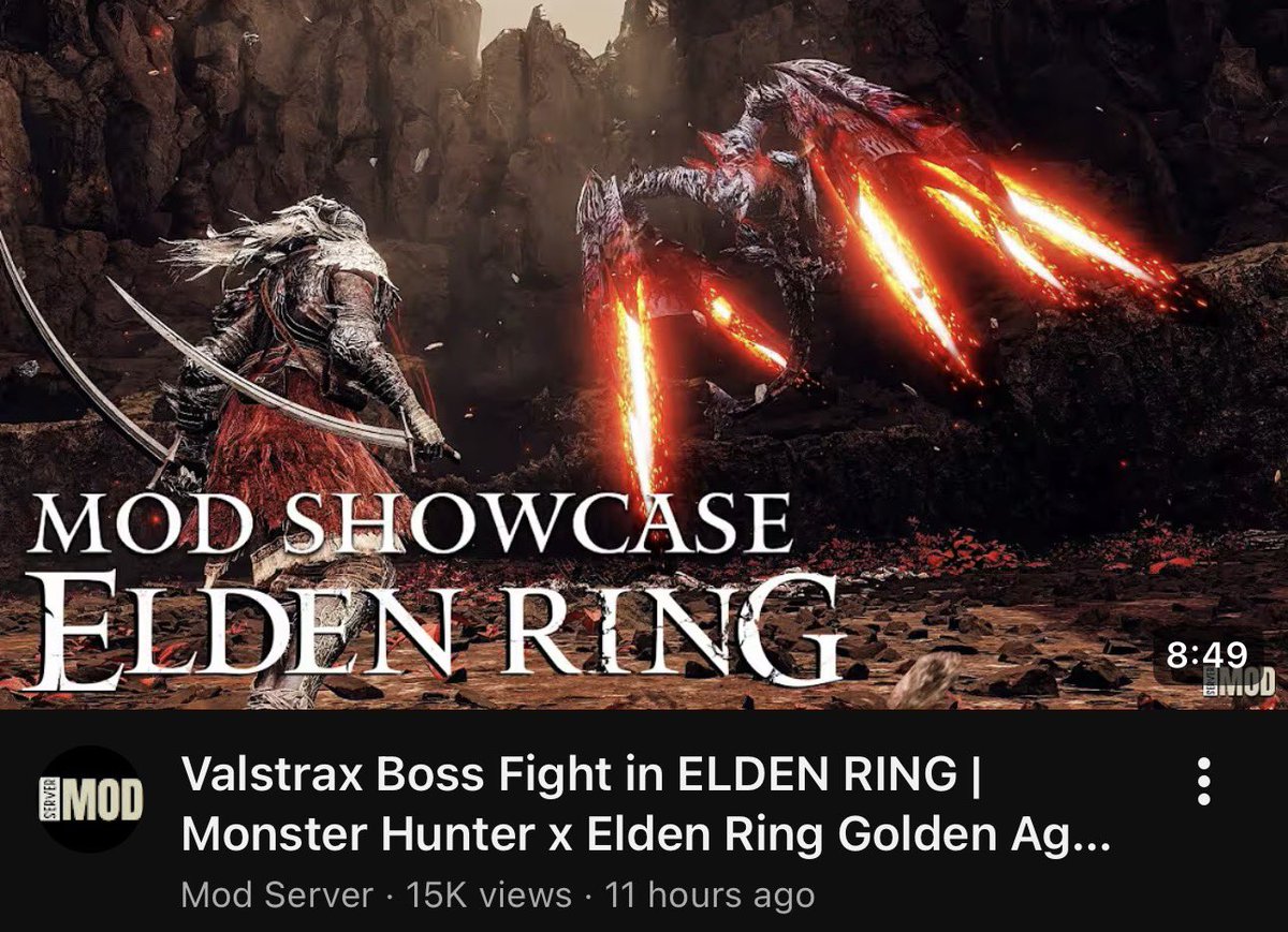 THEY MODDED WHO IN ELDEN RING????????????