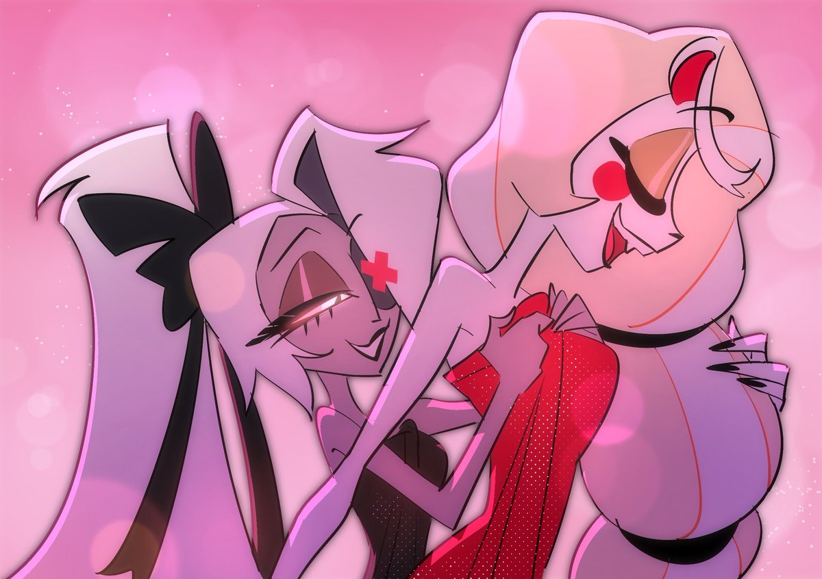 TENIA QUE-- 🌈🎀 #HazbinHotel #CharlieMorningstar #vaggi #chaggie