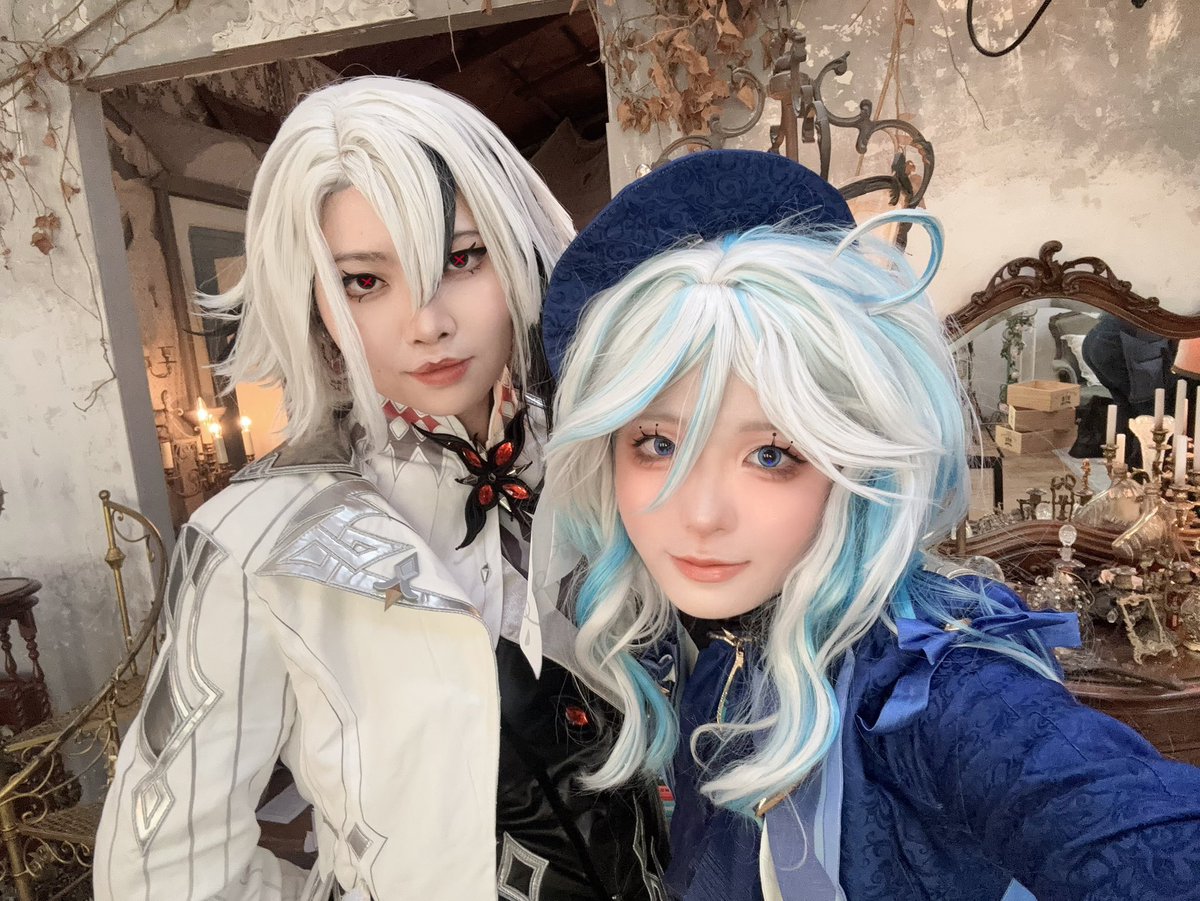 召フリ一緒に併せた🤍🤍cos🤍🤍