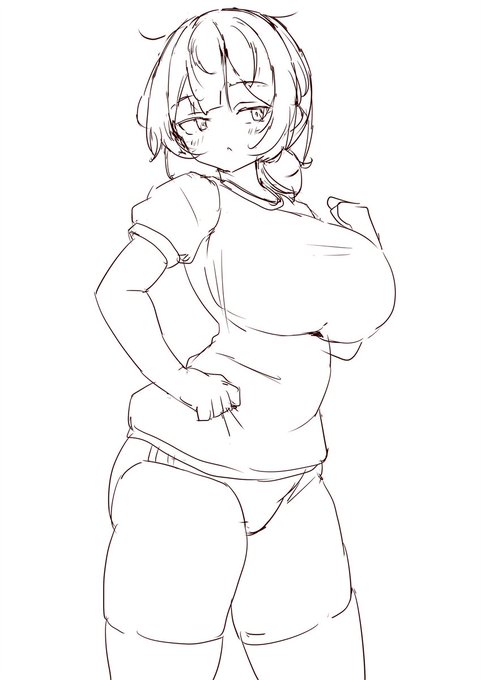 466日目
ラフと線画ベタ塗り 