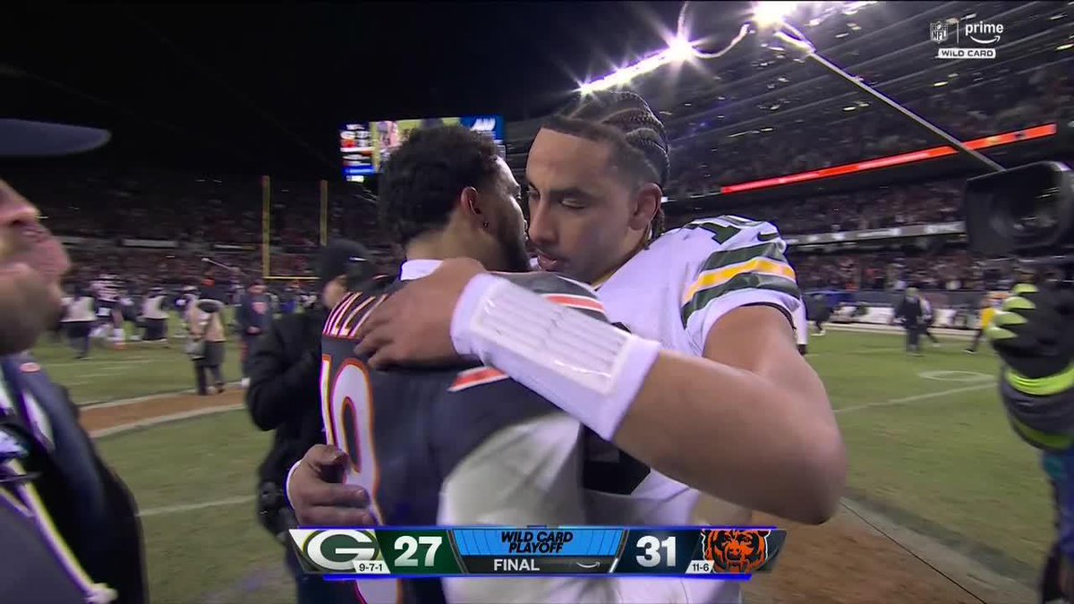 UNBELIEVABLE GAME ‼️
BEARS COME BACK FROM 18 DOWN AND BEAT THE PACKERS 😱
(📺 Prime)