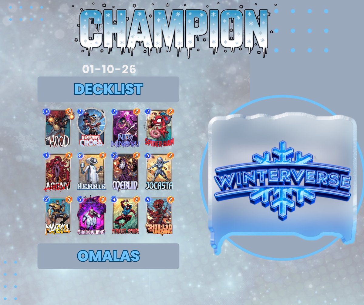 CONGRATS to our snowball showdown champion ❄️ OMALAS  🏆