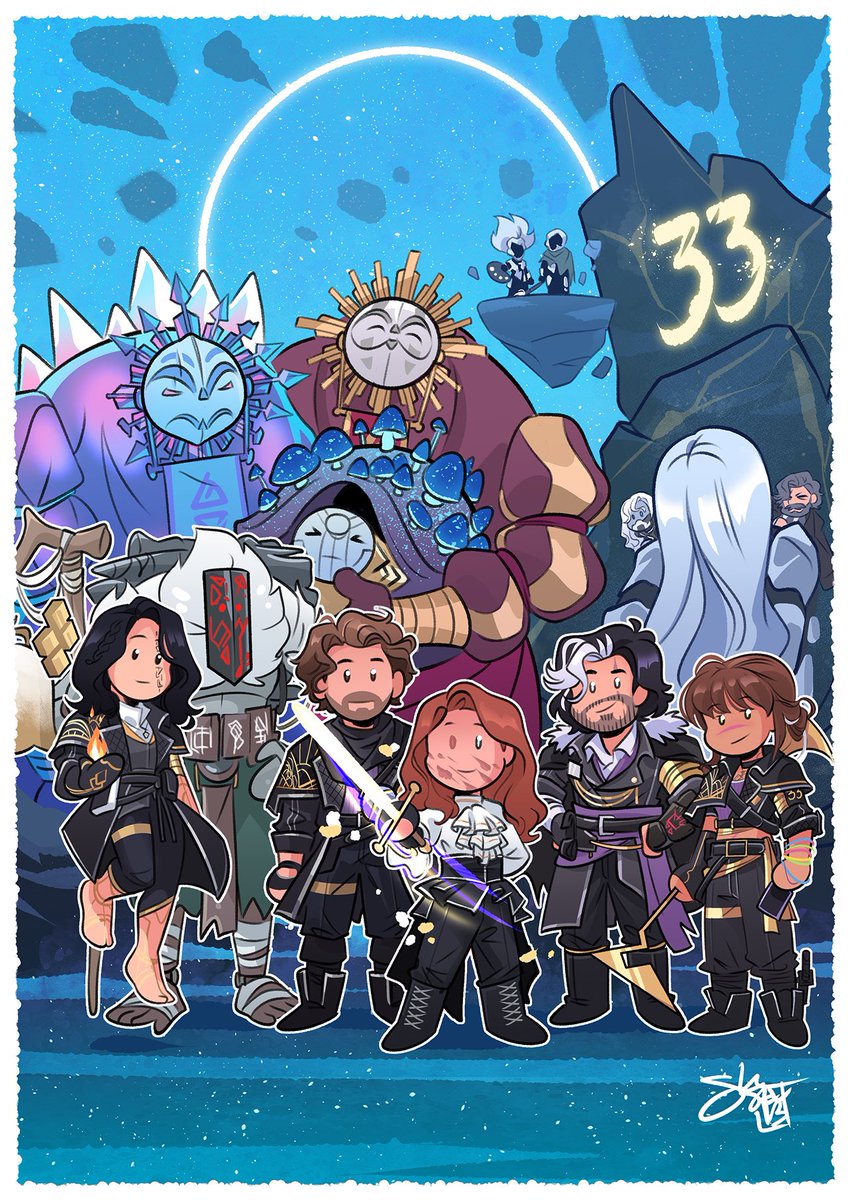 comickergirl's tweet image. DECPEDITION 33 - 33. Painter #decpedition33 #ClairObscurExpedition33