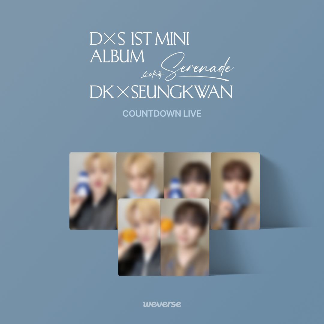 mochihochihae's tweet image. wow this is new… special photocards as gifts if you buy the album on weverse during the countdown live tomorrow