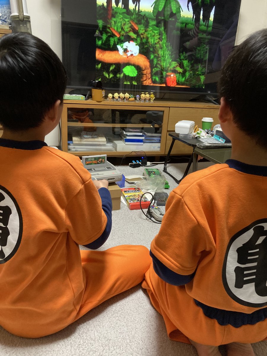 初めてのドンキーコング。
身体動いちゃう笑