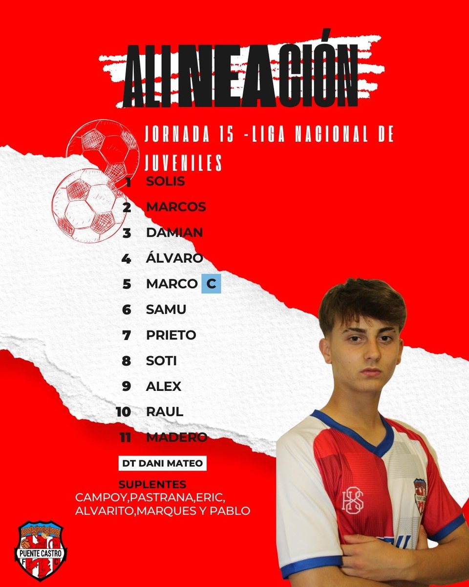 NUESTRO XI⚔️  🆚 <a href="/cdlavirgen/">CD Virgen del Camino</a> 
 
#orgulloarlequinado #vapuenteva #somosfutbol #somosformacion