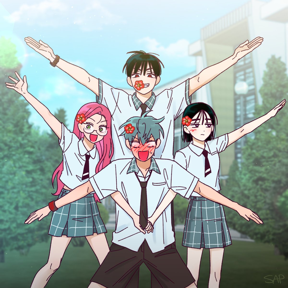 mojong_sap's tweet image. 아낙트고등학교 제50회 졸업앨범 #ALNST