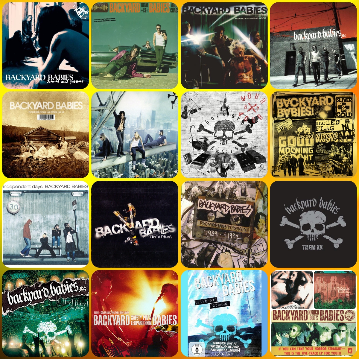 <a href="/HoffmanEnrique/">Enrique Hoffman</a> <a href="/Mikehomeseller/">Michael Kelly</a> <a href="/TiaColita/">Aurora T Moya R</a>
#Ene11
Efemérides enero 11
Discografía del día:

Backyard Babies

1994 Diesel and Power
1998 Total 13
2001 Making Enemies Is Good
2003 Stockholm Syndrome
2006 People Like People Like People Like Us
2008 Backyard Babies
2015 Four by Four