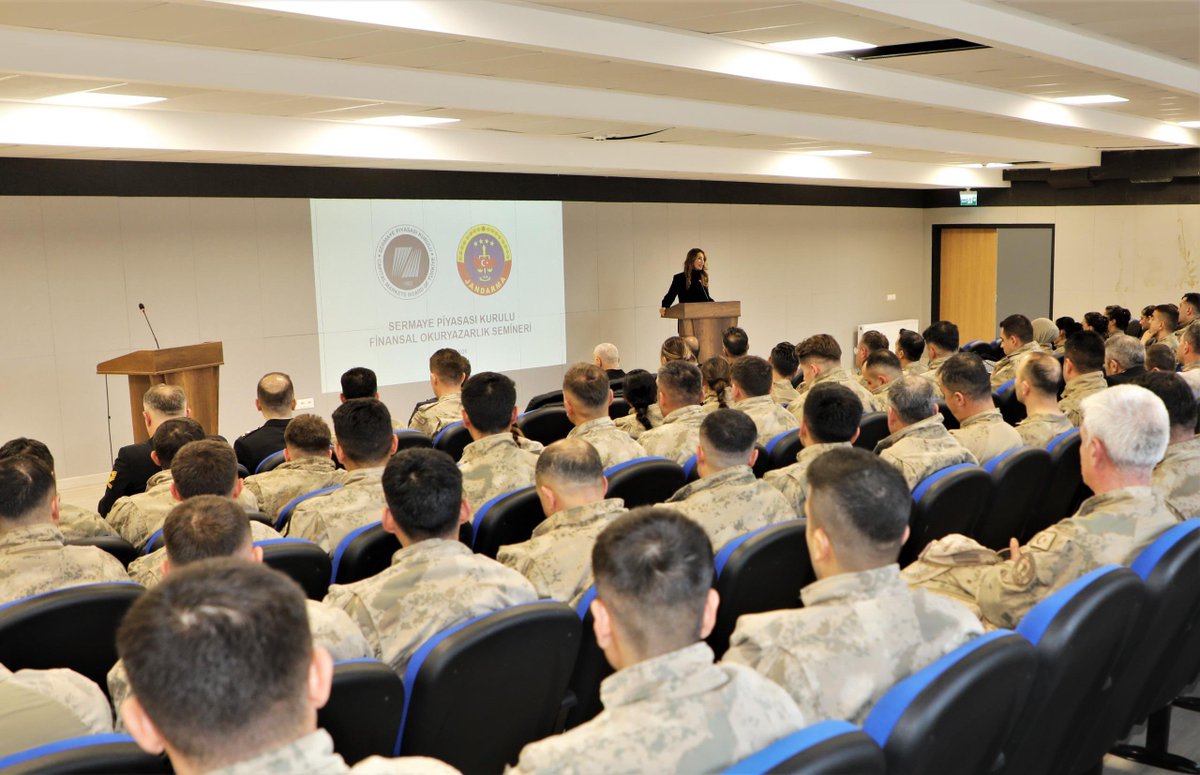 Jandarma Komando Özel Asayiş Komutanlığı personelinin durumsal farkındalığının artırılması ve finansal okuryazarlık konusunda kendilerini geliştirebilmeleri maksadıyla, Jandarma Genel Komutanlığı ile Sermaye Piyasası Kurulu arasında yapılan İş Birliği Protokolü kapsamında Mali