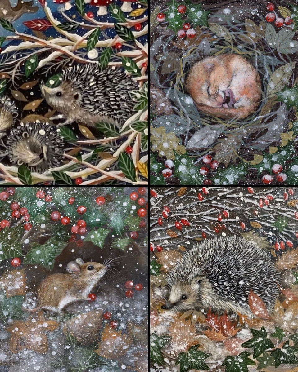 Winter wildlife as depicted by Lucy Grossmith

#FolkloreSunday