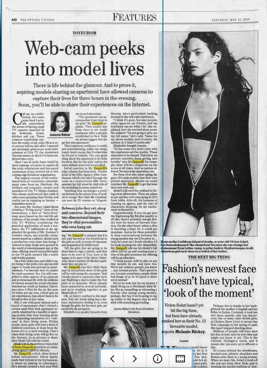 Furbeti's tweet image. In the 2000s Paolo Zampolli was livestreaming young models from an apartment he controlled. 

Paolo is known to be connected to Jeffrey Epstein and Ghislaine Maxwell.

Today, he is a Trump-appointed Special Envoy. These are the people running America.