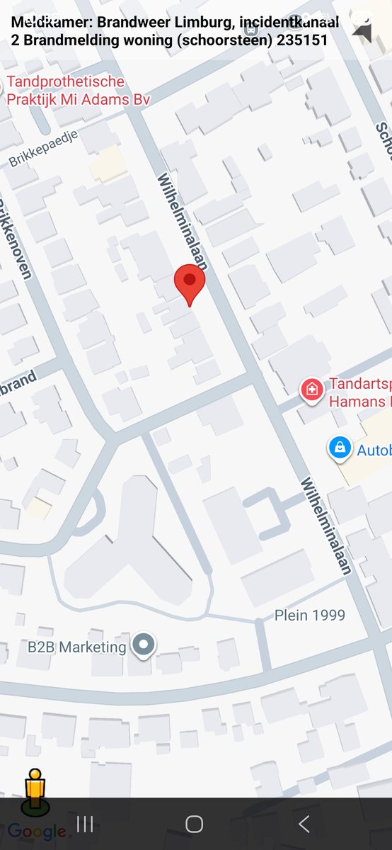 Brandmelding woning (schoorsteen)