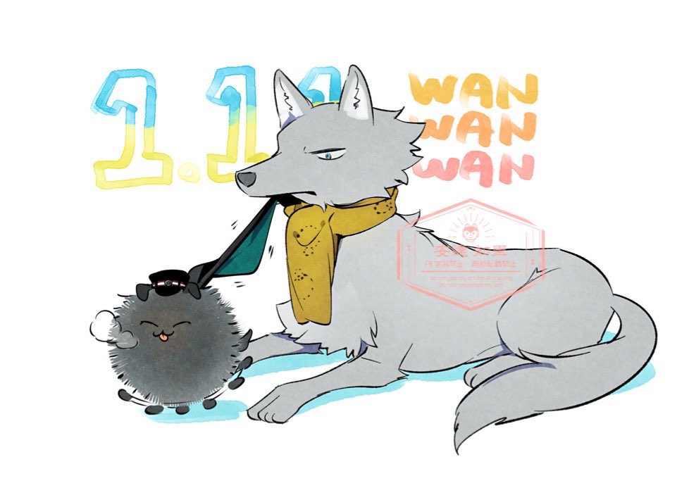 IYUnociw's tweet image. 1月11日 本日
わんわんわんの日らしいです🐶🐾