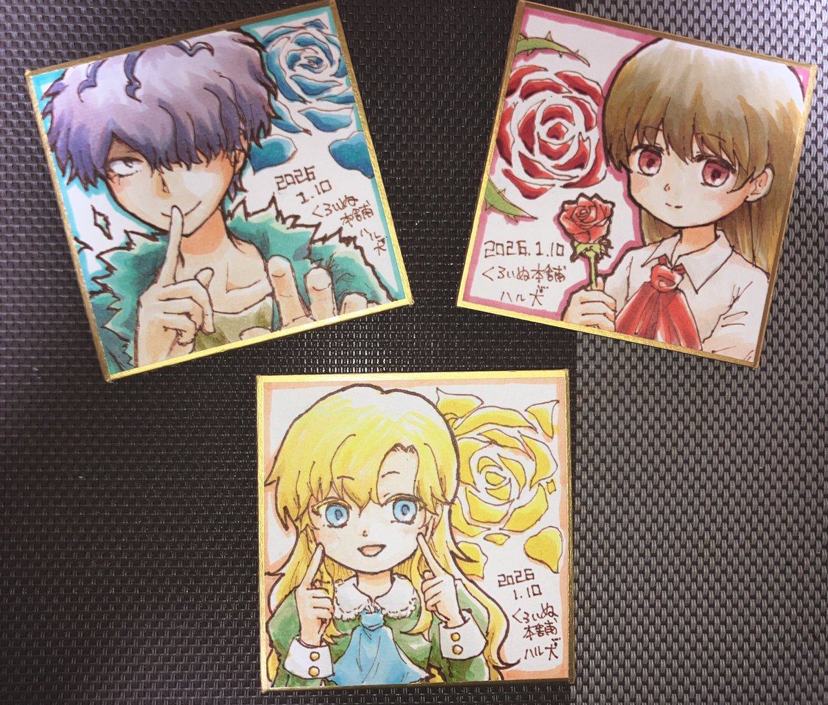 書き初めのIb色紙🌹✨

アナログコピック楽しかったです！