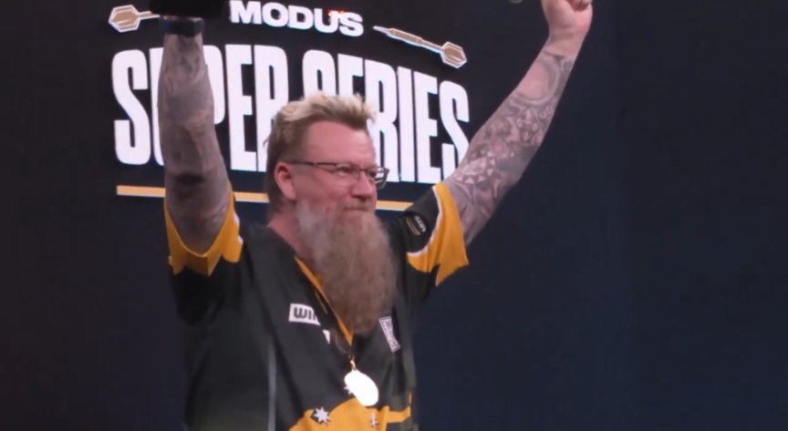 🏆Over the moon to win the <a href="/MSSdarts/">MODUS Super Series</a> Seniors Showdown!

Really happy with the way I played. 

There's life in the old dog yet!

Thanks for the support and to my sponsors 🧙🏻‍♂️

<a href="/ModusDarts180/">MODUS Sports</a> <a href="/Winmau/">Winmau</a> <a href="/THEDJSHOP/">The DJ Shop</a> <a href="/EmpireFightingC/">Empire Fighting Chance</a> <a href="/PlayThePro2/">Play The Pro Darts Scorer</a> <a href="/EuroCommercials/">Euro Commercials</a>