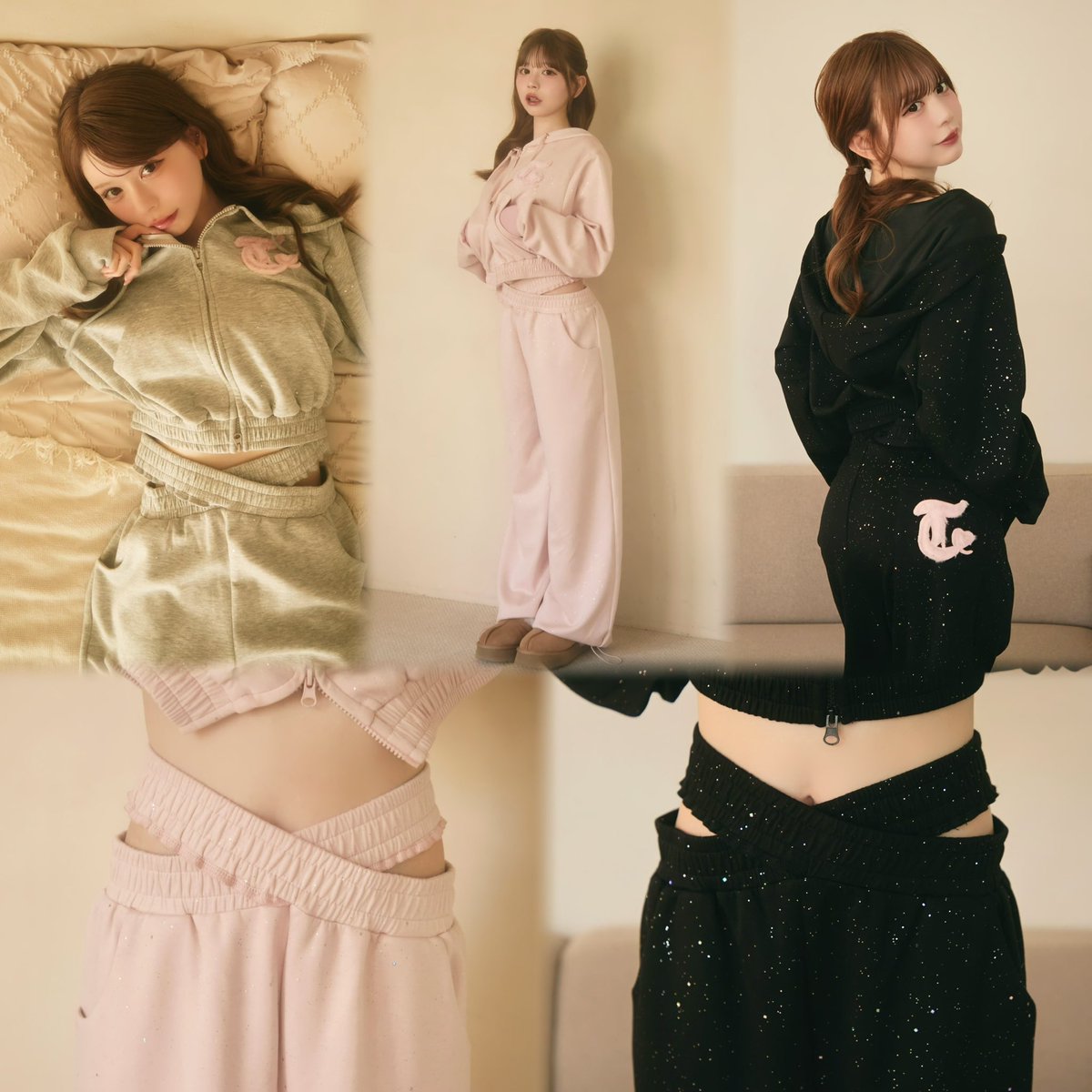 TITTY&CO. 2026 Spring Collection🪞 ♥ファーロゴラメスウェット