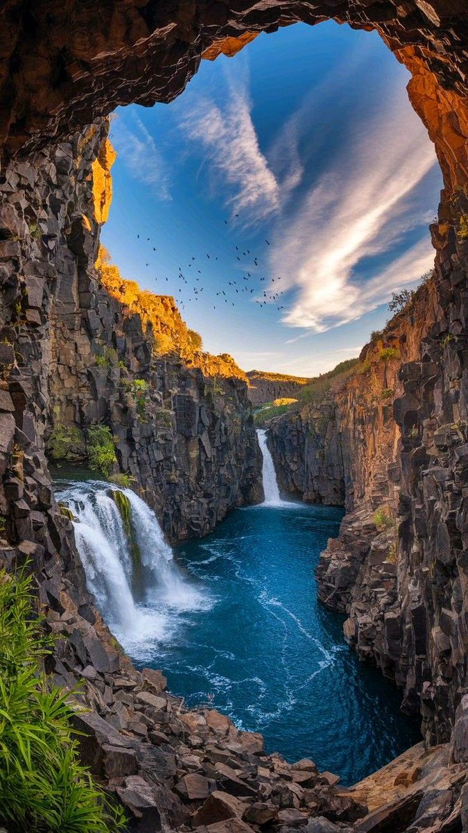 Waterfall view💙💙