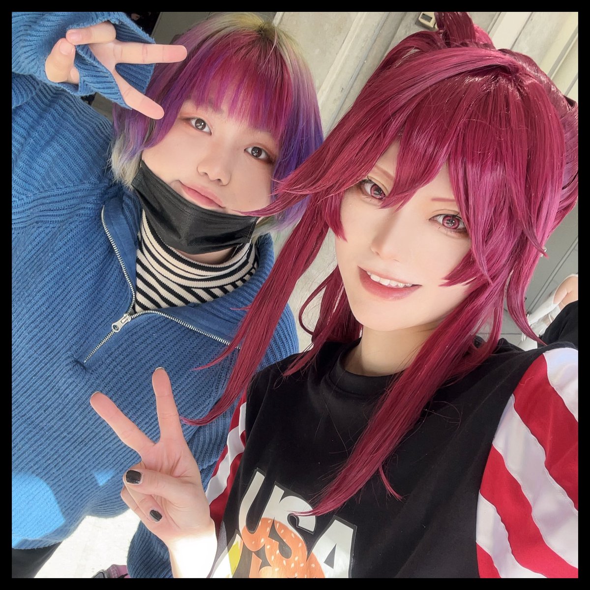 みーちゃんウィッグお疲れ〜い🍻 #SUPERCOMICCITY関西31