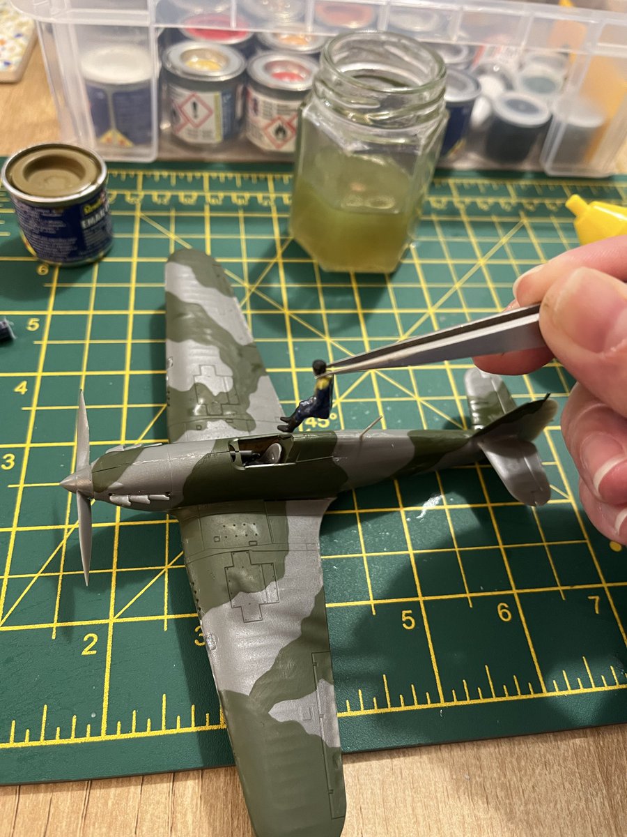 One of the most satisfying parts of building an <a href="/Airfix/">Airfix</a> kit has to be putting the pilot in his seat.