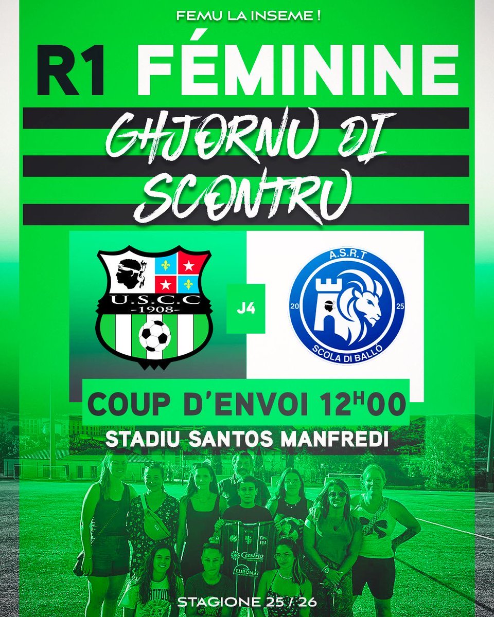 Ghjornu di scontri !!

#femulainseme💚