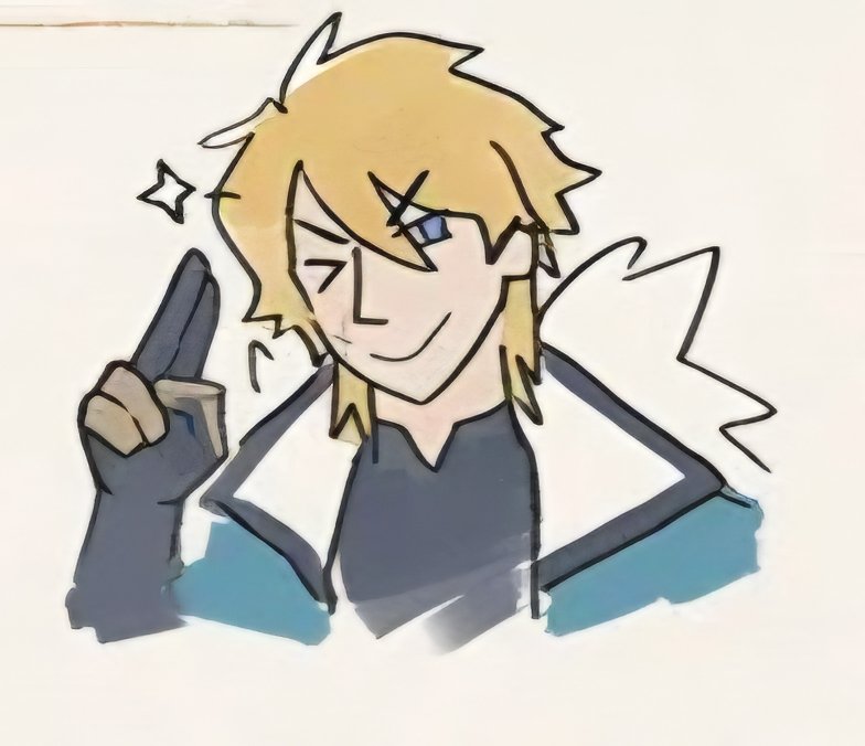 kunishirou's tweet image. Look at how he drew himself and the sisters 🥹😭✨