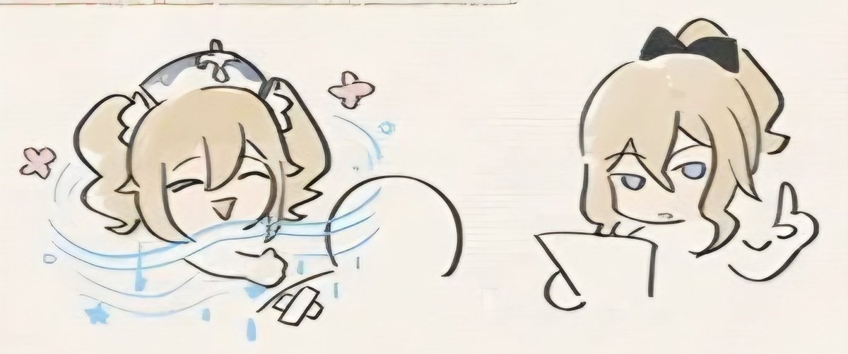 kunishirou's tweet image. Look at how he drew himself and the sisters 🥹😭✨