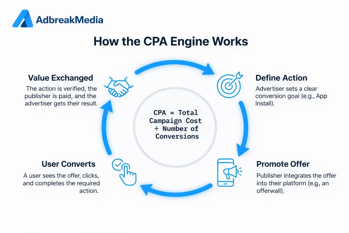 adbreakmedia's tweet image. When every action counts, performance wins.
CPA is the engine.💹
#AdbreakMedia #PerformanceFirst #CPAmarketing #AdInnovation #FutureOfAds