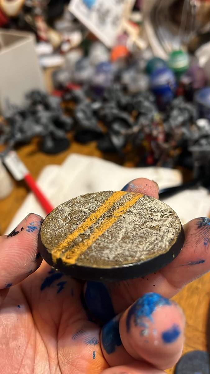 Rando3367's tweet photo. New bases #WarhammerCommunity #PaintingWarhammer #WarhammerArt #PaintingMinis #warhammer40000 #40k https://t.co/8mHajkMUfU