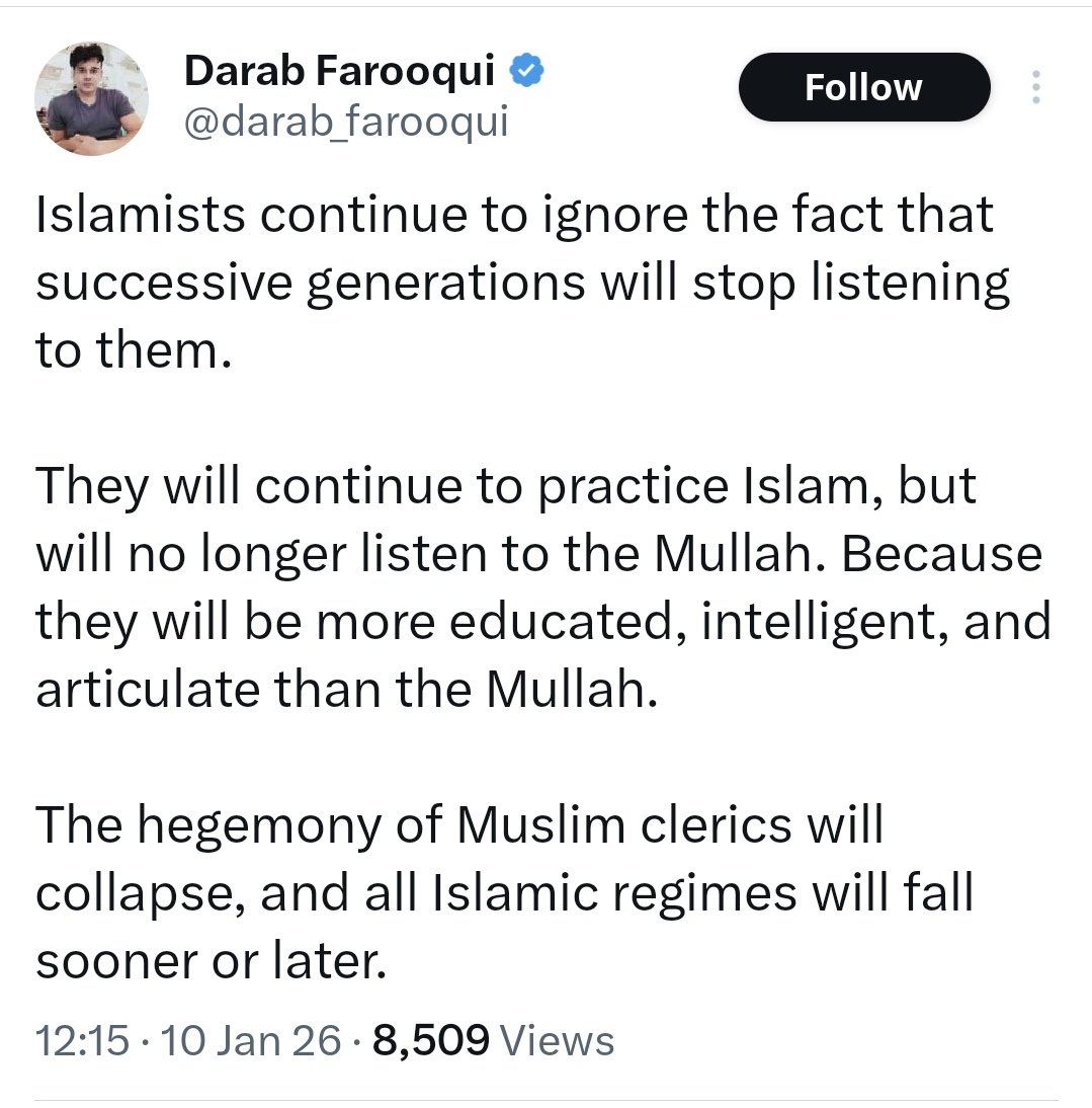 It's his dream to see the total collapse of Islam, but Allah Says "O believers! Whoever among you abandons their faith, Allah will replace them with others who love Him and are loved by Him"