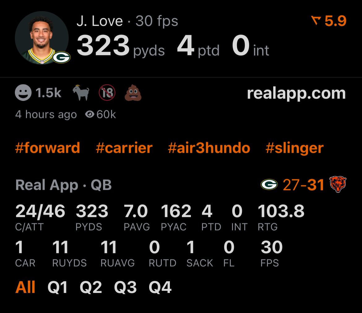 hoodg3nius's tweet image. Bro was facing the bears and his own head coach #MVP 🔜