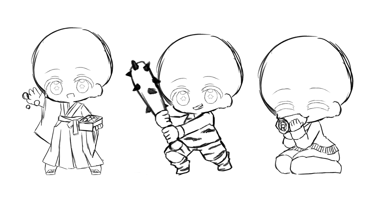 節分量産のご依頼受付いたします！

こちら５０００円でやらせていただきます！
※服の色は選べます！表情追加＋１０００円
豆、鬼、恵方巻からお選びいただけます！

１月３１日までにお支払いで２月2日までにお届け！
※人数が多い場合早めに〆になる場合がございます。

ご予約お待ちしてます✨