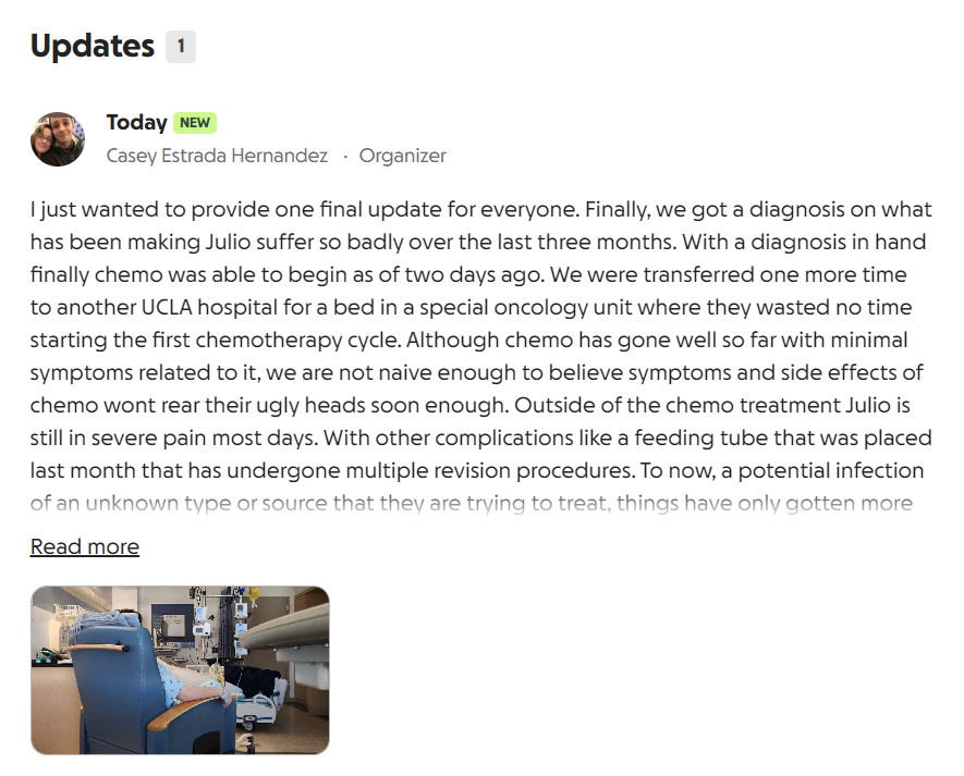 SpacePenguinaut's tweet image. Updates and thanks again, much love to everyone. Praying for them. 🙏🏾🤍🕊️

Read more: gofund.me/8d15bcfc4

#CancerAwareness @gofundme #cancer