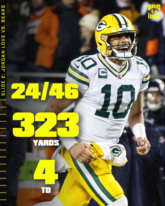 Despite the loss Jordan Love balled tf out tonight