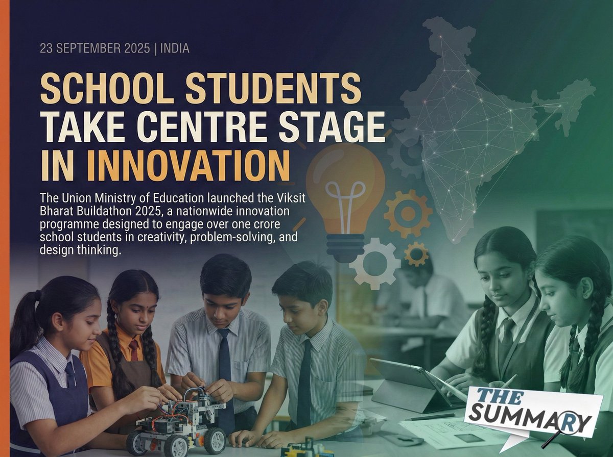 #Education in #Bharat..Big Movements of 2025
8-9/12. 
- Bharat's manuscripts go digital - Gyan Bharatam portal
- School students take centre stage in innovation