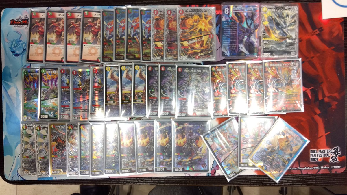 本日開催のデュエマ「デュエマフェス」の結果報告です 優勝は