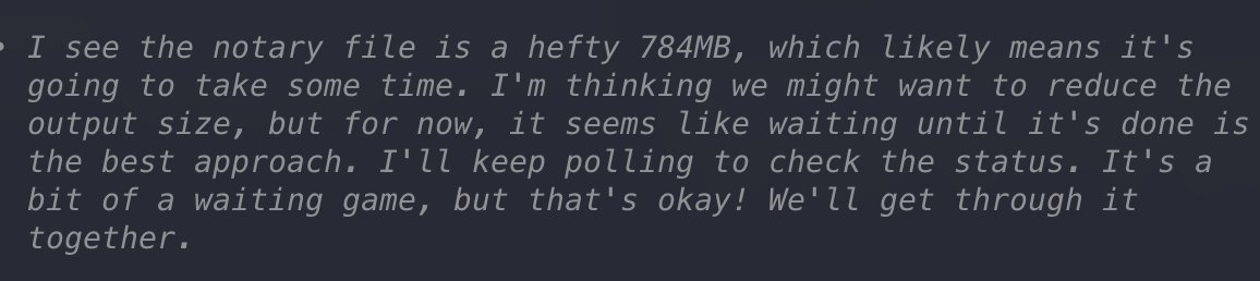 Terminal monologue screenshot