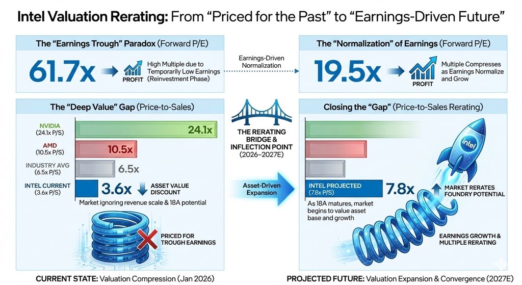 IntelBull_'s tweet image. People often ask me if @intel is at a good entry point right now. Family and friends now realizing too late what I have been telling them for months…

This is what I told them: if you have a 2–5 year time horizon, Intel may be the best risk-reward opportunity in the